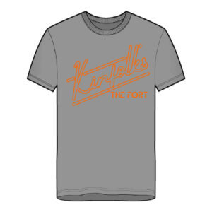 Grey T Shirt Cursive